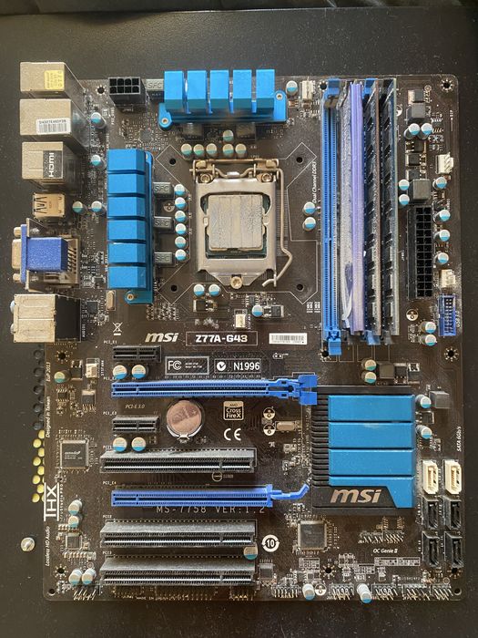 Материнская плата MSI Z77A-G43