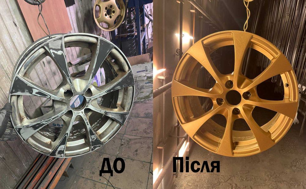 Порошкове фарбування /  Піскоструменева очистка / Фарбування по RAL