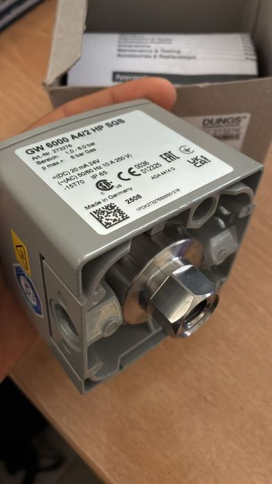 Dungs 273276 Gas Pressure Switch, High Pressure, GW 6000 A4/2 HP