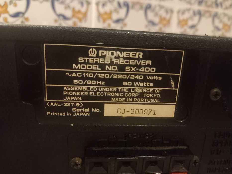 Receiver amplificador Pioneer  SX400