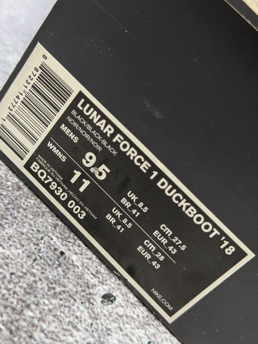 Кросівки чоловічі Nike Lunar Force 1 Duckboot 43р