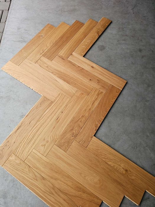 Jodełka klasyczna dąb faza olejowosk 10x90x490 (180 m2)