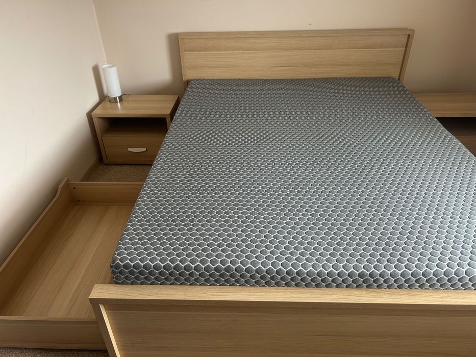 Duże łóżko 160x200 Meble Wójcik