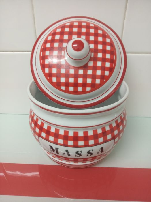 4 POTES de Porcelana