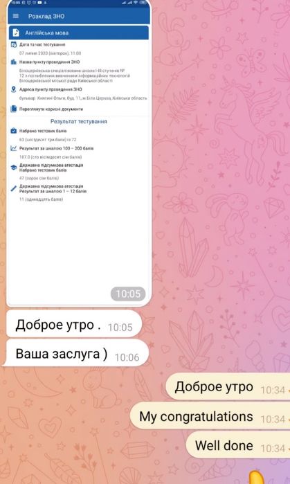 Онлайн Репетитор Англійської НМТ (ЗНО), ЄВІ, KET, FCE, General English