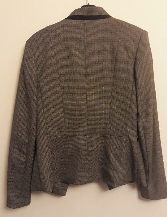 Damska marynarka w drobną kratkę H&M rozmiar 38