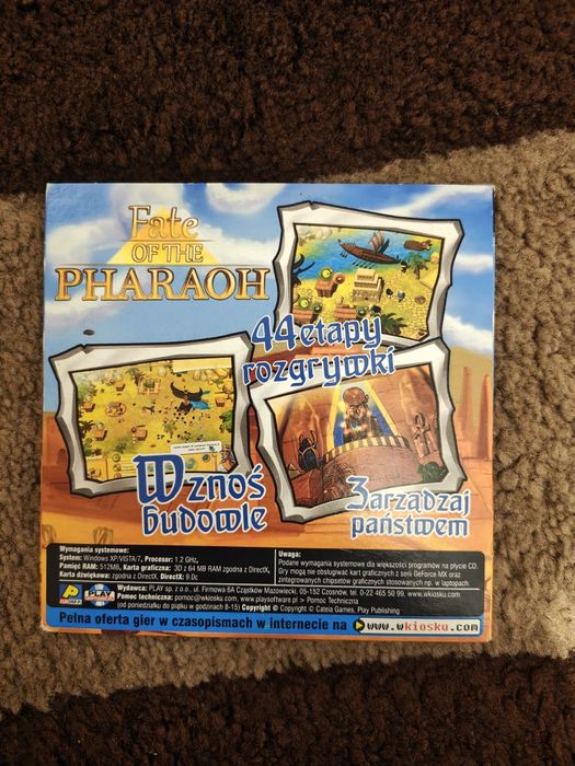 Gra pc fate of the pharaoh pl