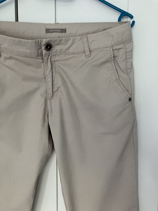 Eleganckie beżowe spodnie damskie Orsay rozmiar 36/S