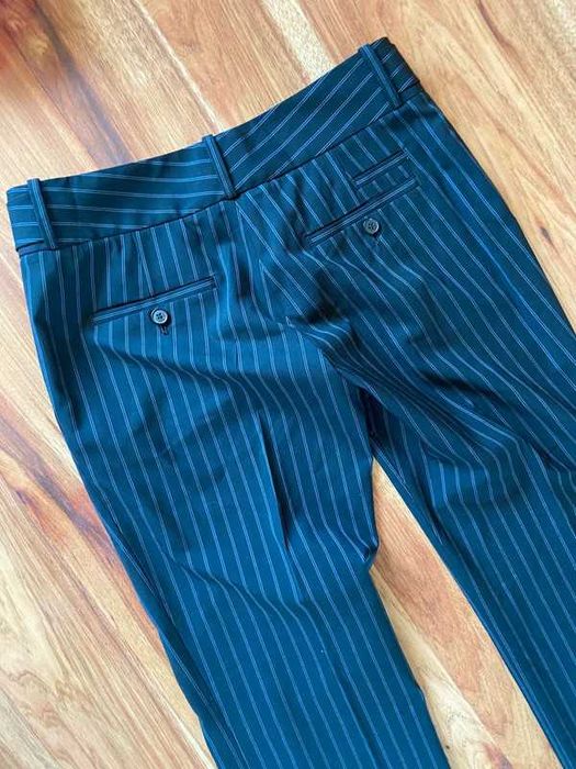 M l massimo dutti spodnie welna szerokie nogawki szwedy dzwony