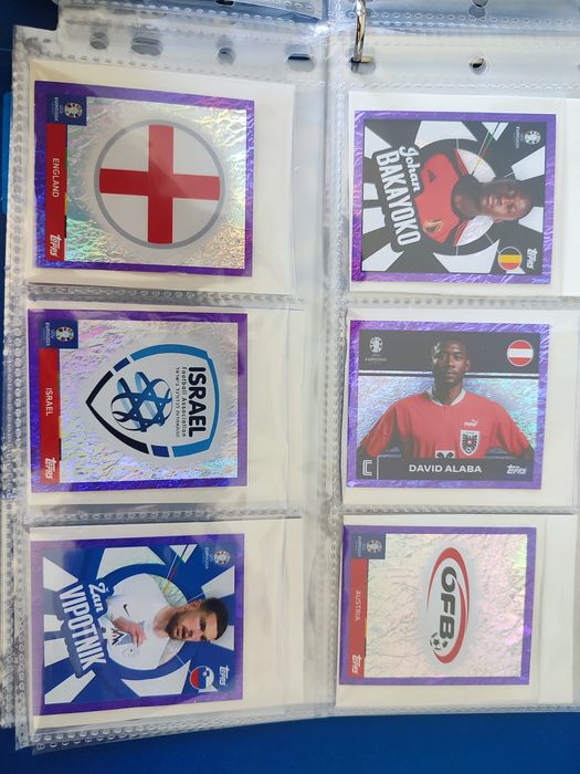 Cromos euro 2024 topps (SP's, especiais e normais)