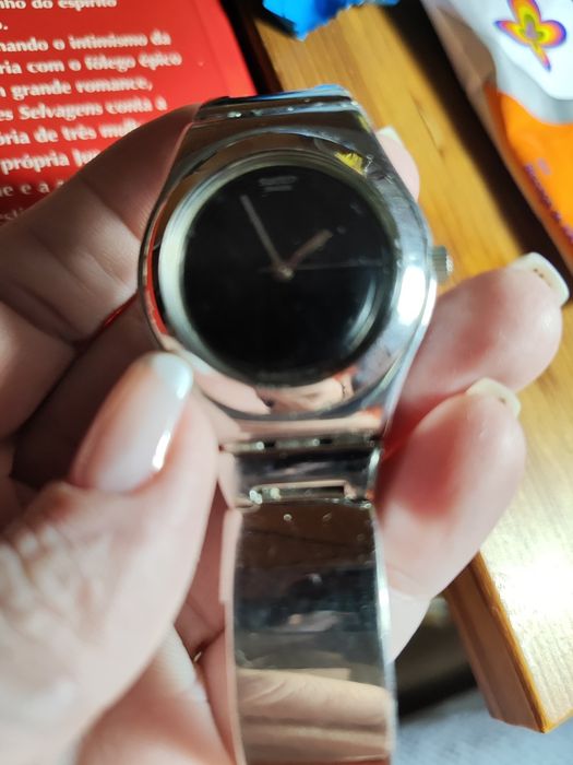 Swatch Irony prateado