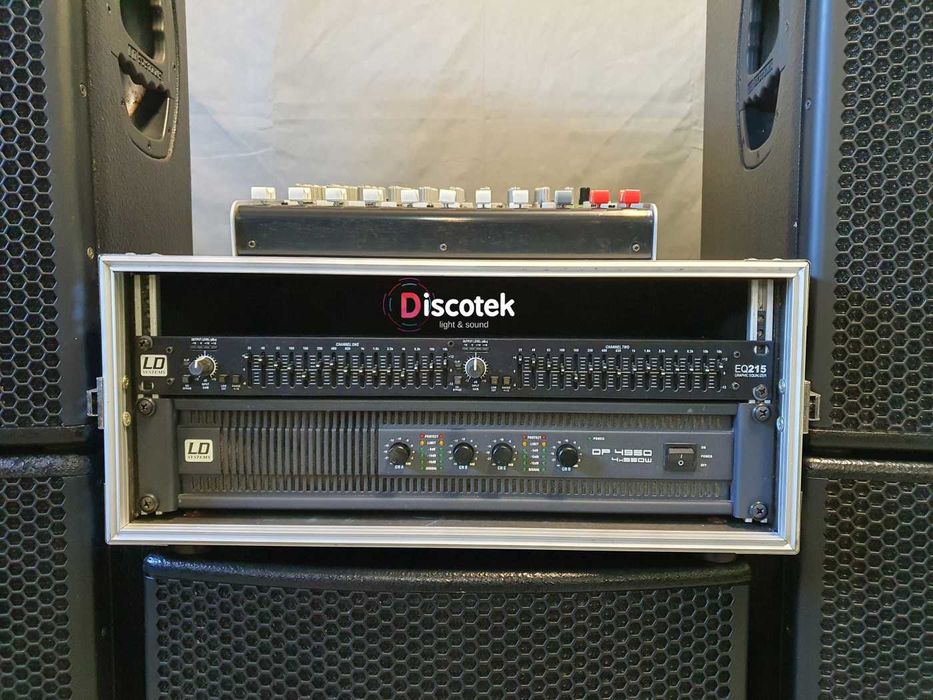 Nagłośnienie LD Systems | 4 x Stinger 15 | Sub 15A, Mikser, Końcówka |