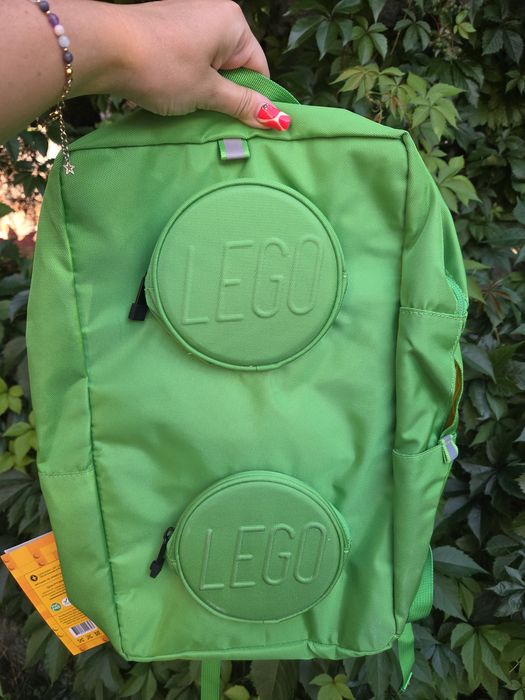 Plecak do szkoły tornister LEGO zielony