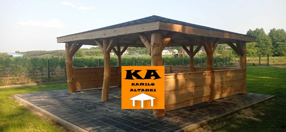 Altanka, Altana, Altanki, Altany na grubym balu ogrodowe