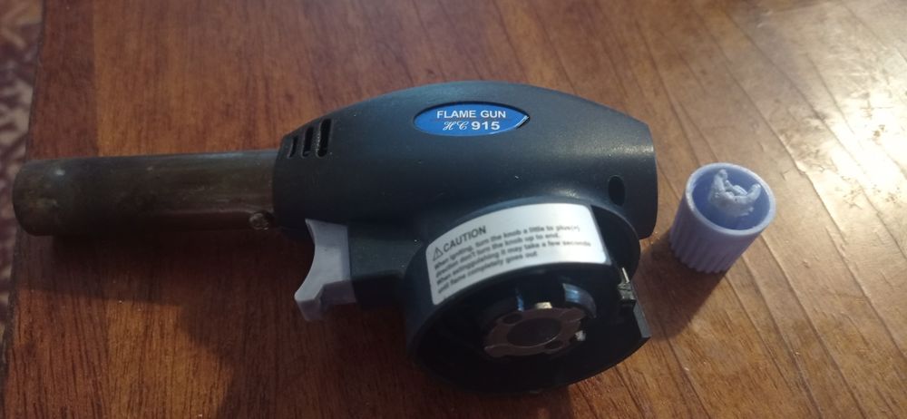 Ручная туристическая газовая горелка Flame Gun 915 с пьезоподжигом