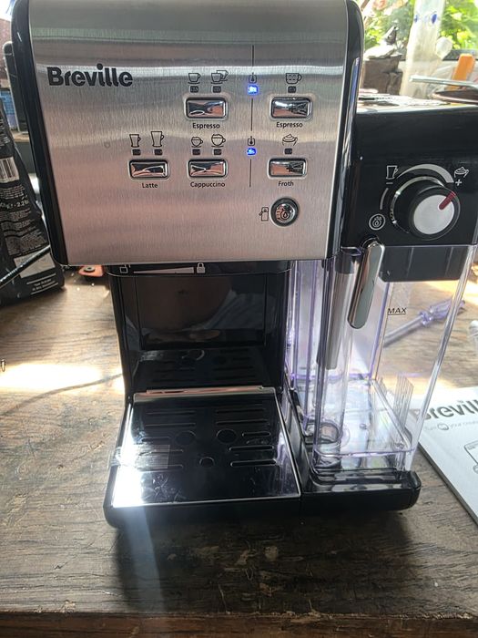 Ekspres do kawy kolbowy Breville Prima Latte II Srebrny VCF108X