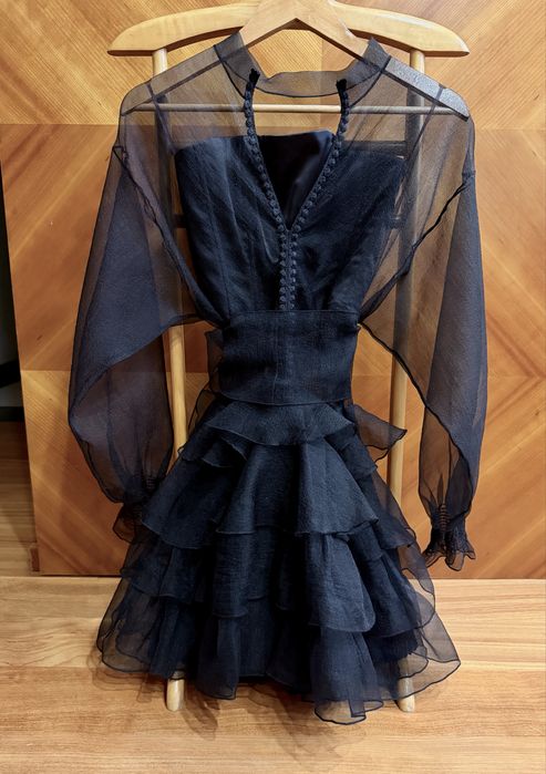 платье El.Milas ARIA черное с корсетом