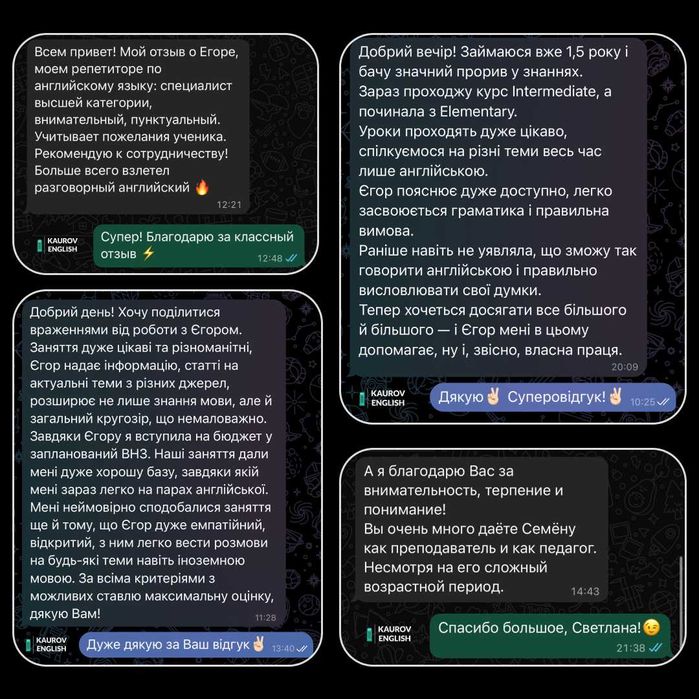 Сертифікований репетитор з англійської: TOEFL iBT C1 Advanced