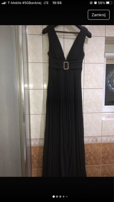 Czarna elegancka sukienka