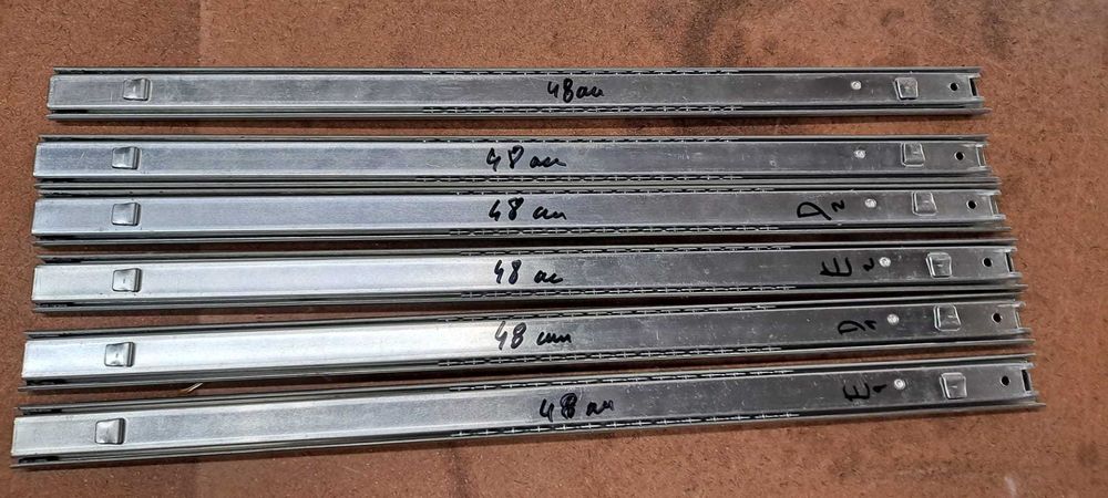 Corrediças blocos de gavetas