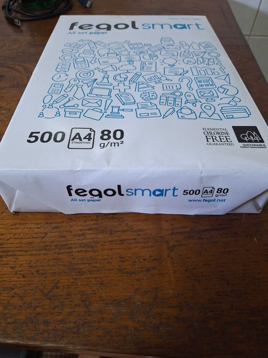 Resma de folhas A4 80g/m2