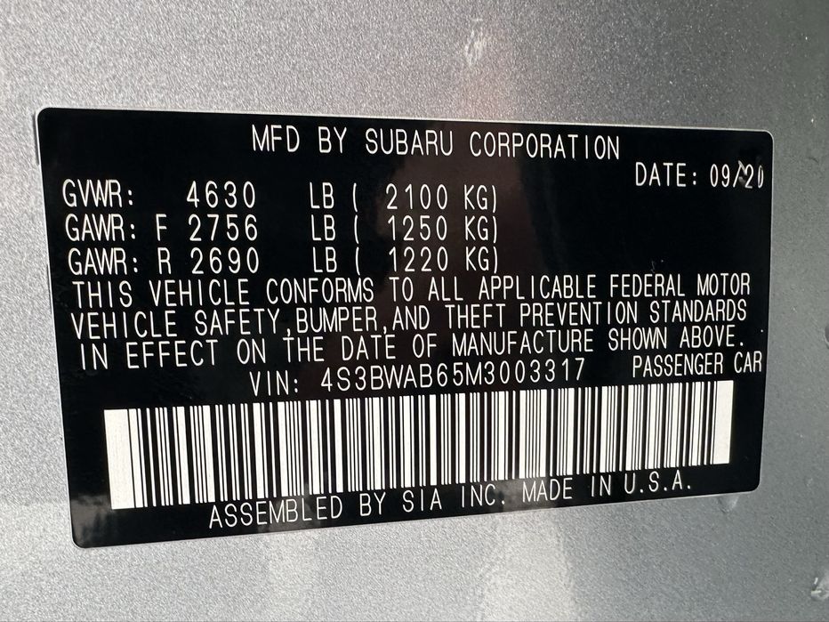 Продам Subaru Legacy 2020 2.5 91.000 км 4х4