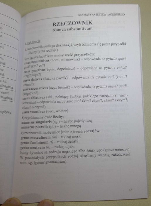 Gramatyka języka łacińskiego