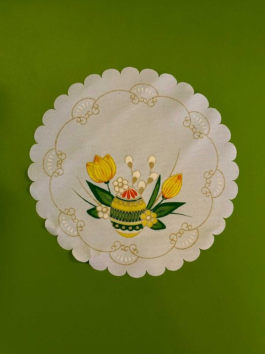 Serwetka 25 cm Wielkanoc ozdoba do koszyczka pisanka jajko
