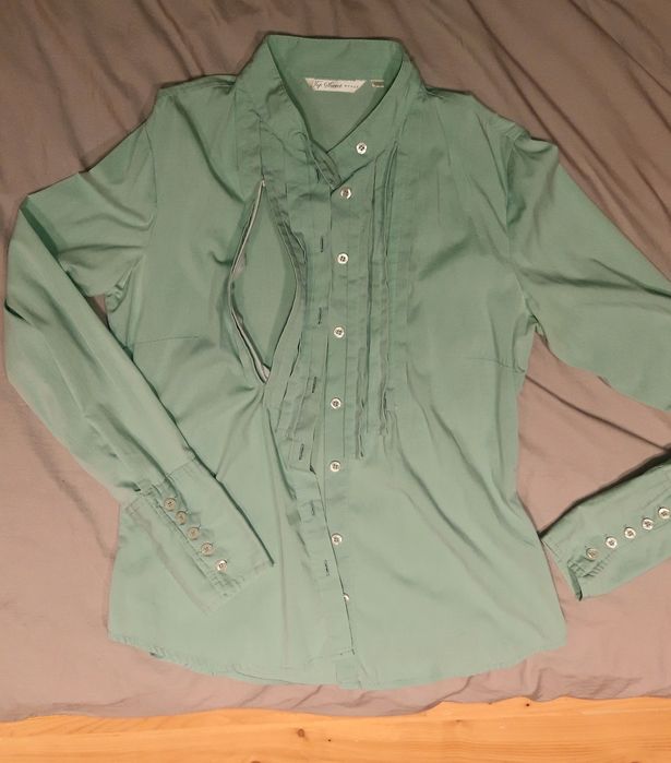 Рубашка сорочка р. 38 S M блузка для ГВ кормящих кормления годування