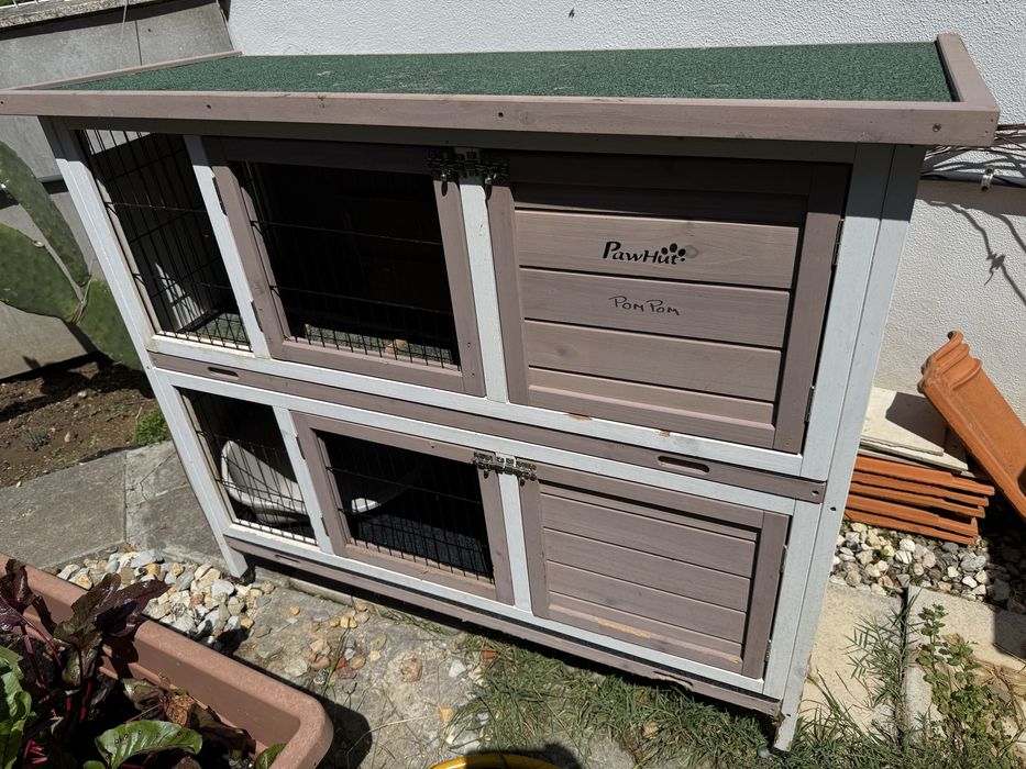 3 coelheiras grandes com acessórios