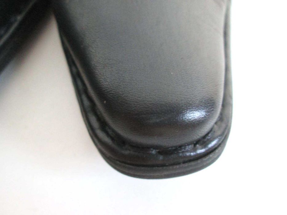 Pikolinos czarne skórzane buty pólbuty skóra 38