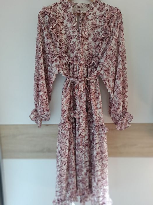 Sukienka maxi kwiaty Laurella