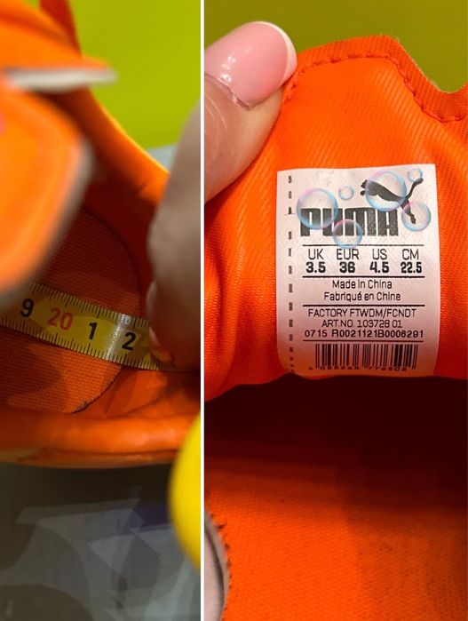 ‼️бутси Puma Evospeed 4 36 р копи копочки сороконіжки футзалки