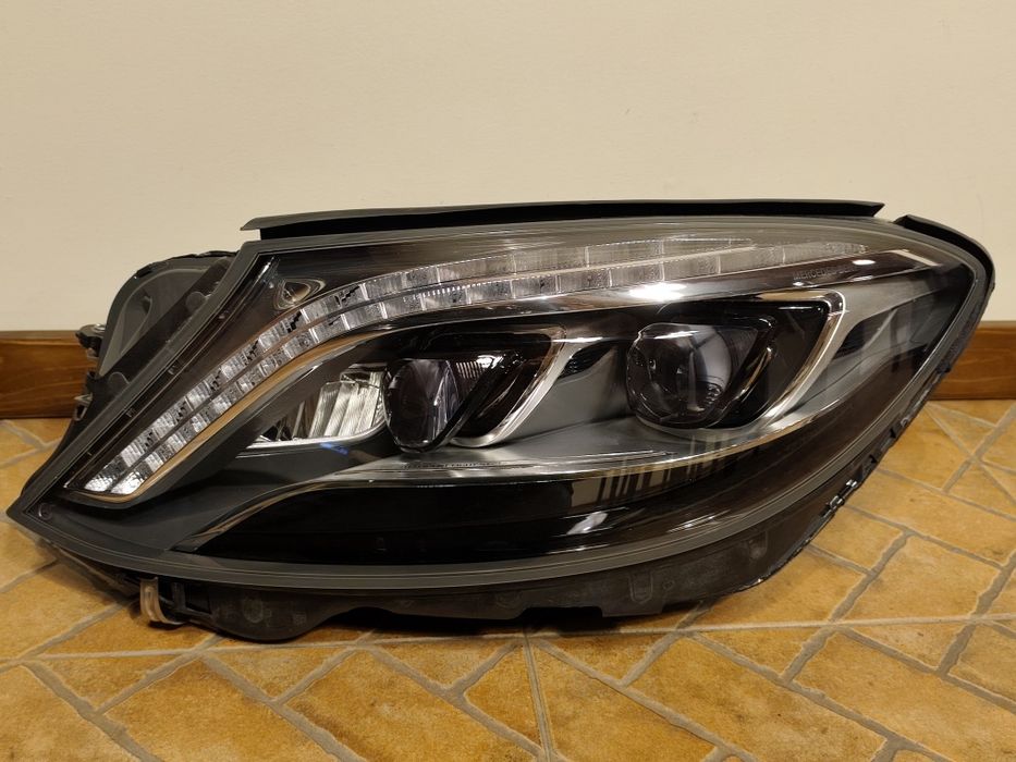 Farol Mercedes classe S w222 ótica led ils inteligente light system