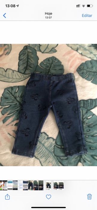 Calças Ganga Disney Menina 3-6 meses