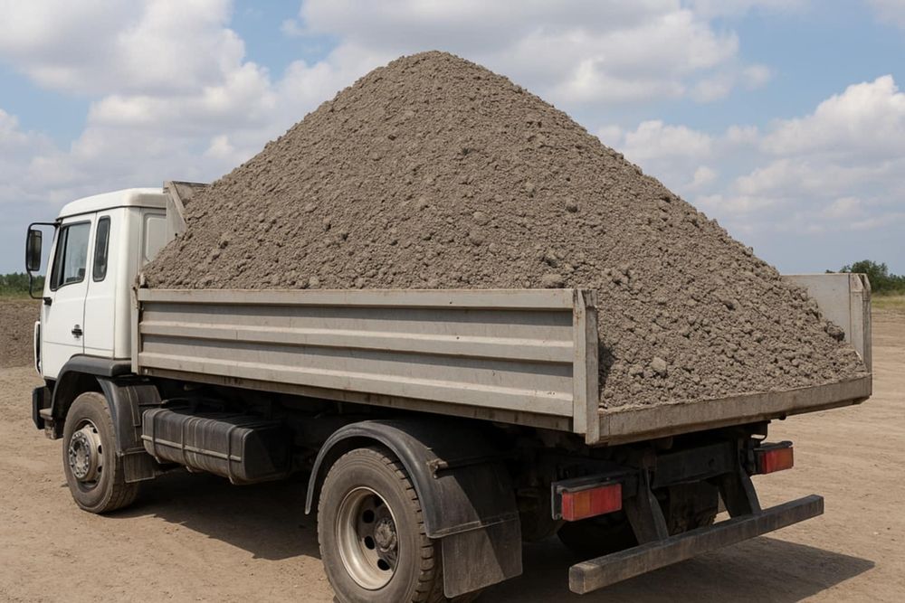 Beton stabilzacja rm cbgm s1 wywrotka transport kruszywa betoniarnia