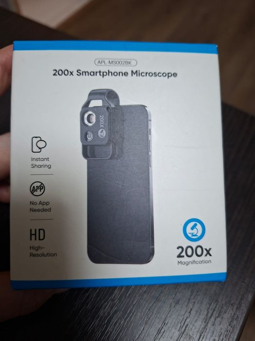 Мікроскоп на смартфон 200х