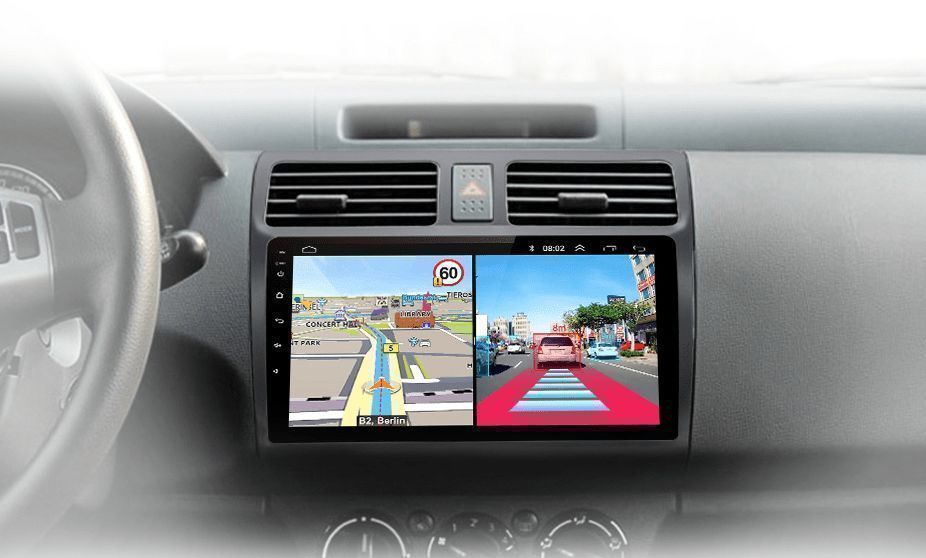 Suzuki Swift 2003-2010 – Radio Android 15 9" CarPlay Android Auto 6GB/128GB GPS Nawigacja Stacja Multimedialna WiFi Bluetooth DSP 4G LTE PL