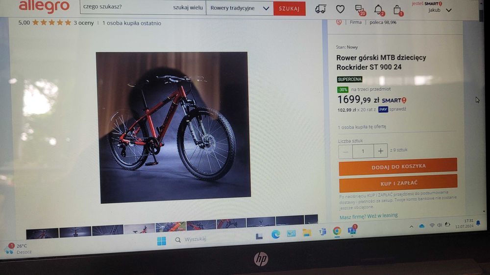 Rockrider ST 900   -  20 cali SUPER STAN