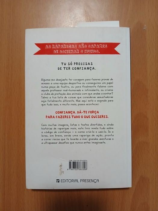 Livro "Código de Confiança para Raparigas"