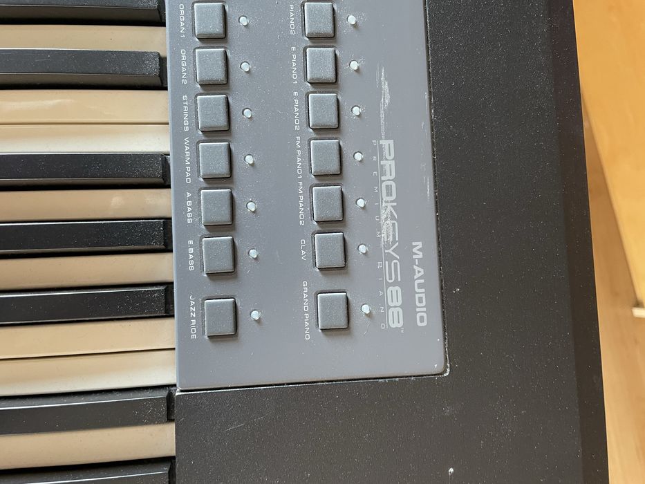 Klawisze pianino cyfrowe M Audio studyjne