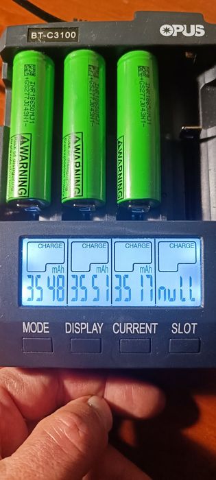 Аккумуляторы 18650 LG MJ 1 на  3300 -3500MAH