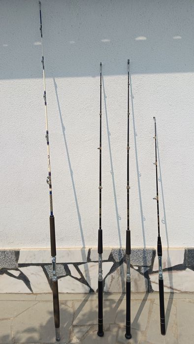 Canas de pesca de barco