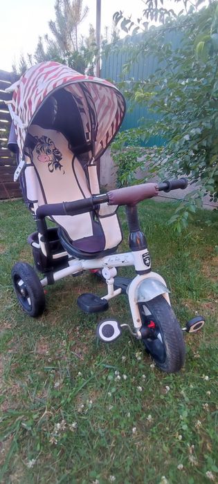 Дитячий триколісний велосипед-коляска Mini Trike