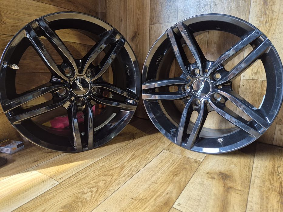 AUTEC 17 Cali 5x120 et30 8j ot: 72,6 stan idealny Czarny połysk