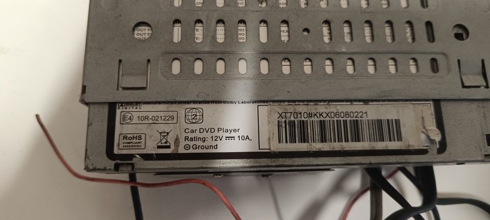 Rádio para carro com cd Xzent XT7010.