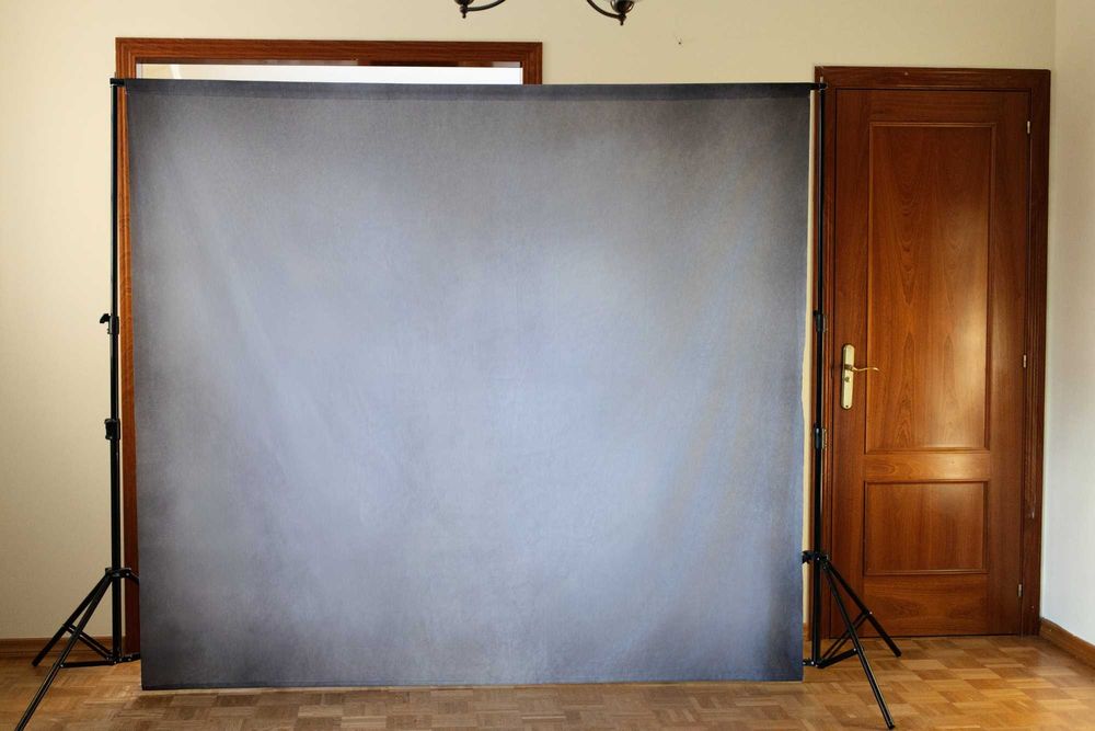 Materiałowe tło fotograficzne - szare