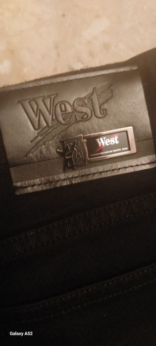 Продам винтажные джинсы фирмы WEST чорного цвета новые