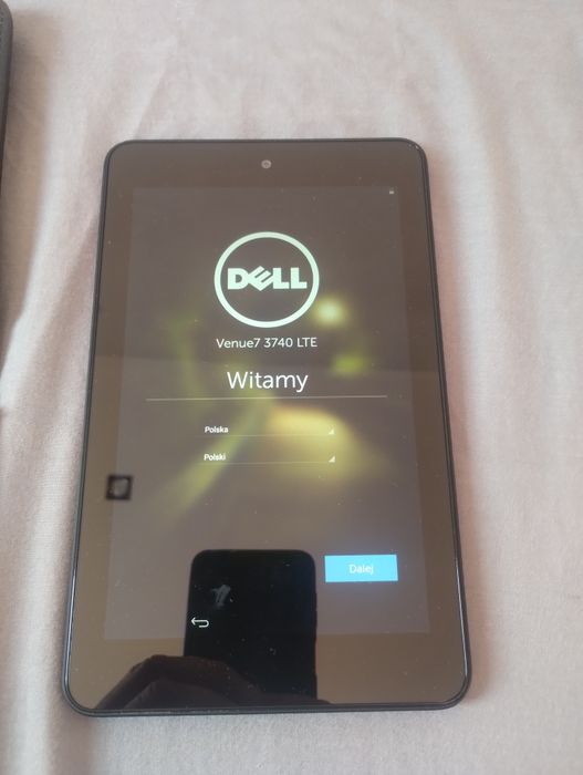 Tablet Dell venue7 3740 LTE stan dobry razem z klawiaturą