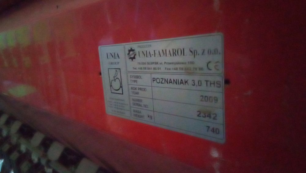 Agregat uprawowo siewny unia ares  siewnik talerzowy poznaniak 3m